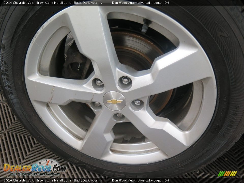 2014 Chevrolet Volt Brownstone Metallic / Jet Black/Dark Accents Photo #22