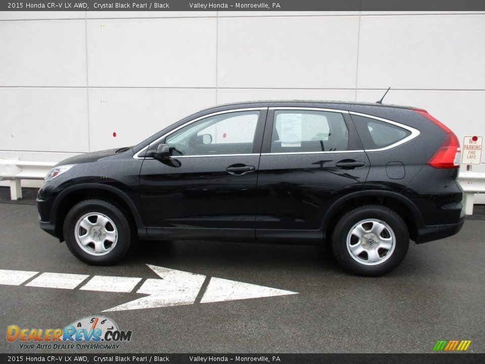 2015 Honda CR-V LX AWD Crystal Black Pearl / Black Photo #2