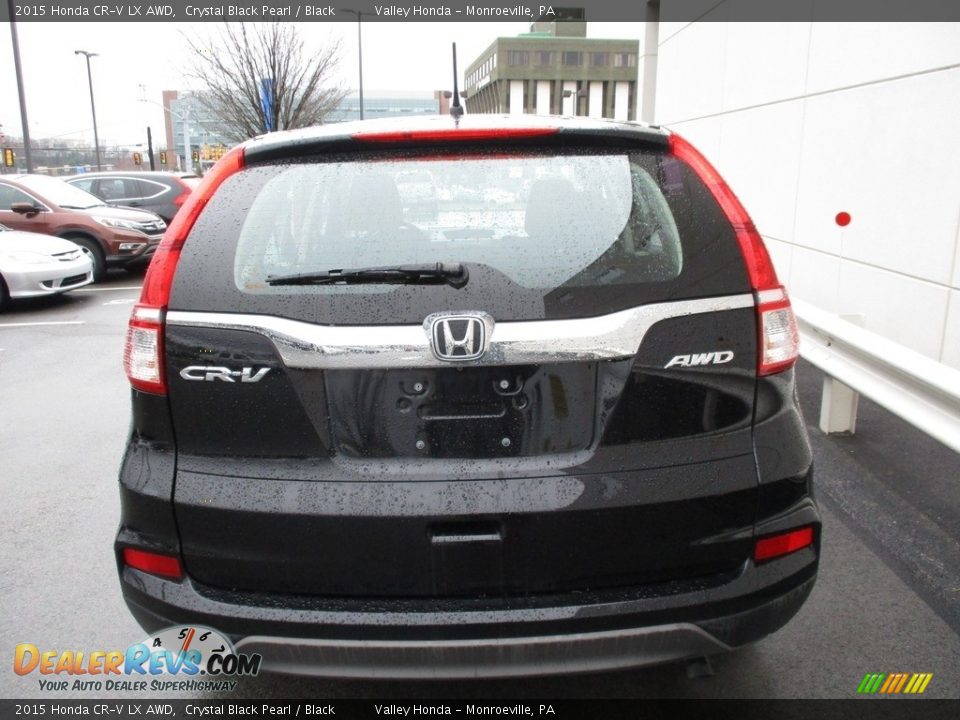 2015 Honda CR-V LX AWD Crystal Black Pearl / Black Photo #4