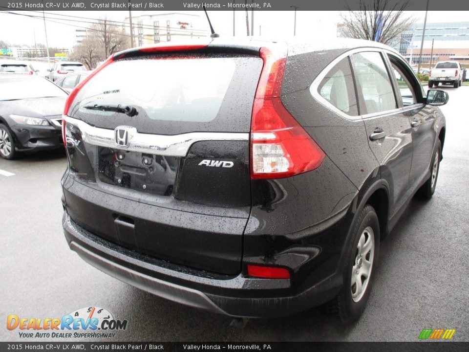 2015 Honda CR-V LX AWD Crystal Black Pearl / Black Photo #5