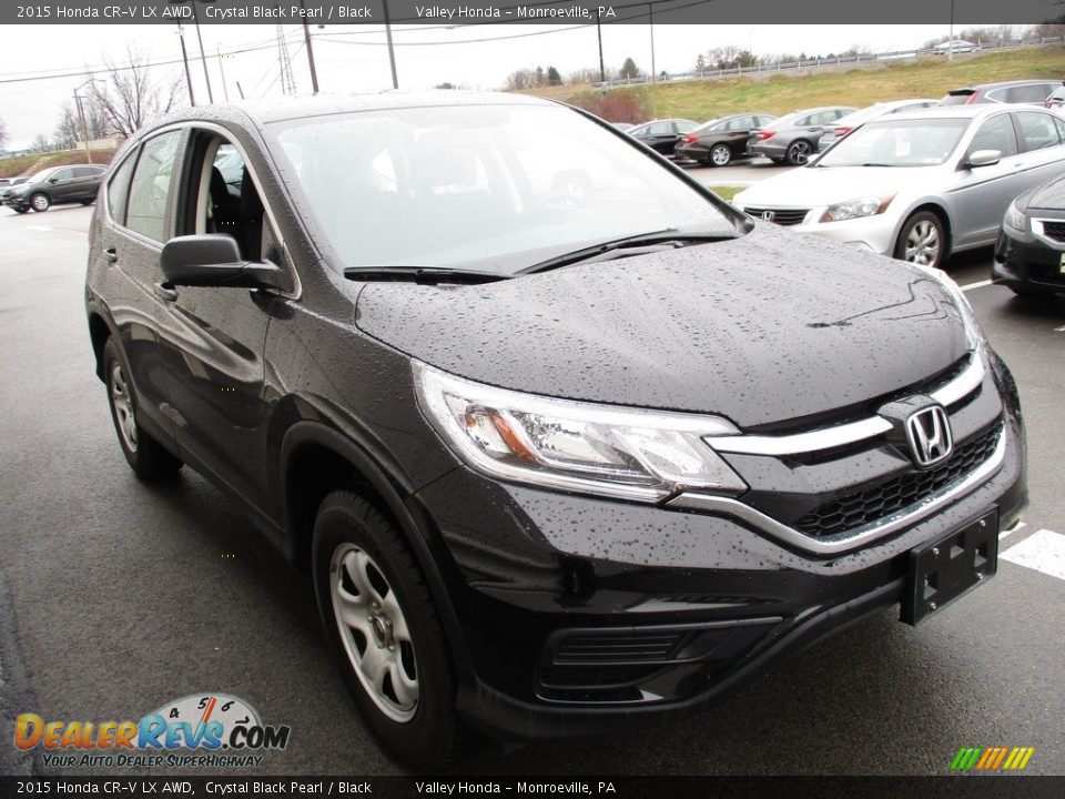 2015 Honda CR-V LX AWD Crystal Black Pearl / Black Photo #7