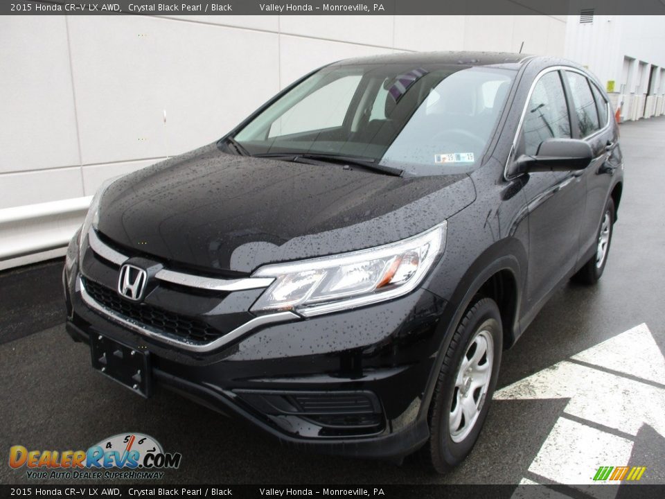 2015 Honda CR-V LX AWD Crystal Black Pearl / Black Photo #9