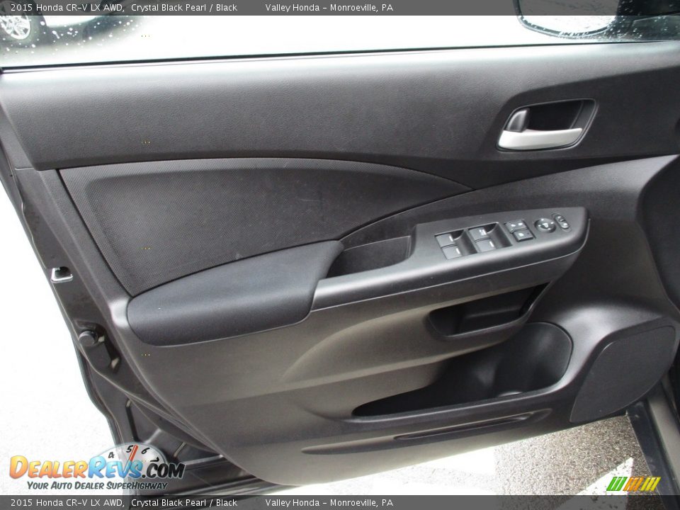 2015 Honda CR-V LX AWD Crystal Black Pearl / Black Photo #10