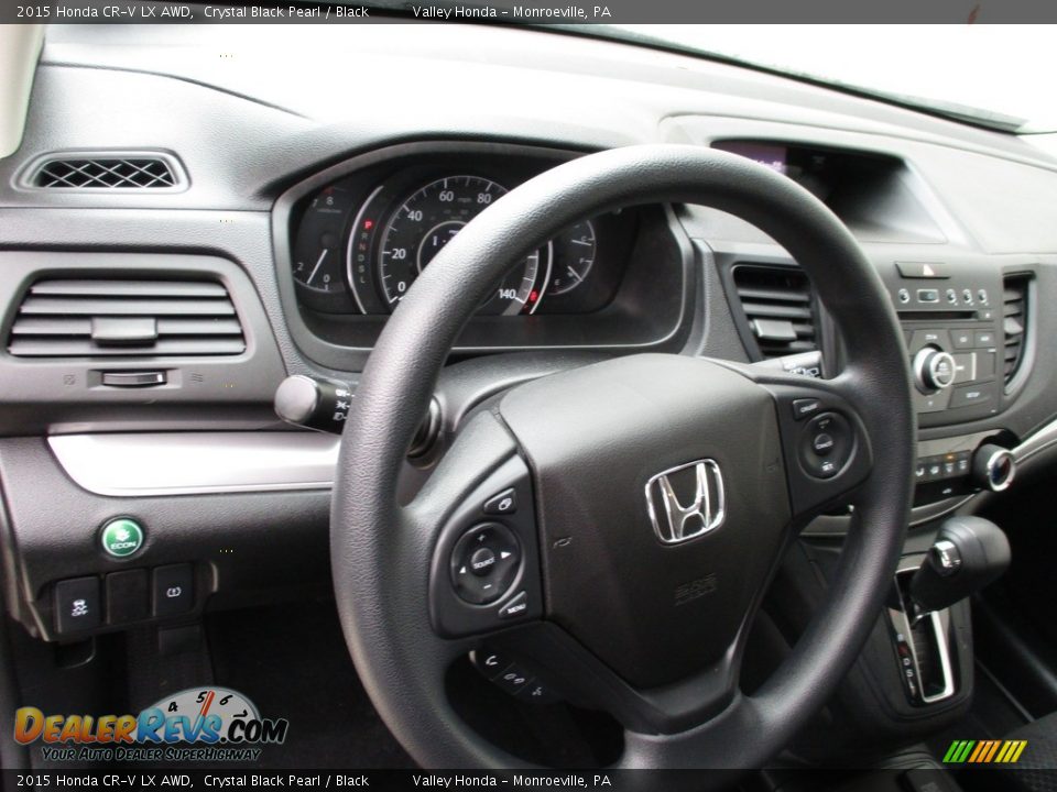 2015 Honda CR-V LX AWD Crystal Black Pearl / Black Photo #13