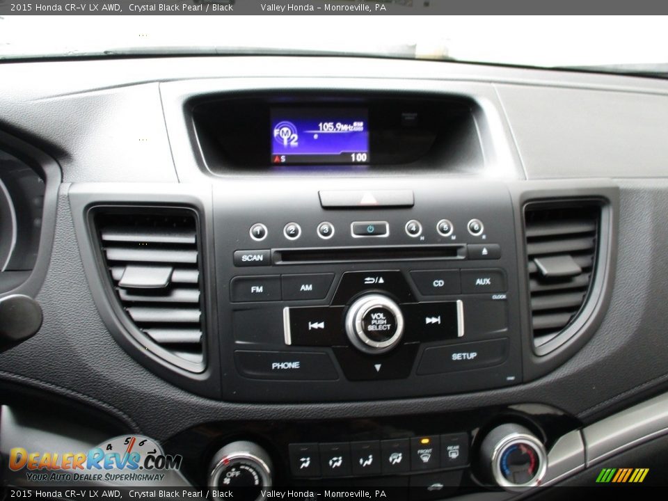 2015 Honda CR-V LX AWD Crystal Black Pearl / Black Photo #15