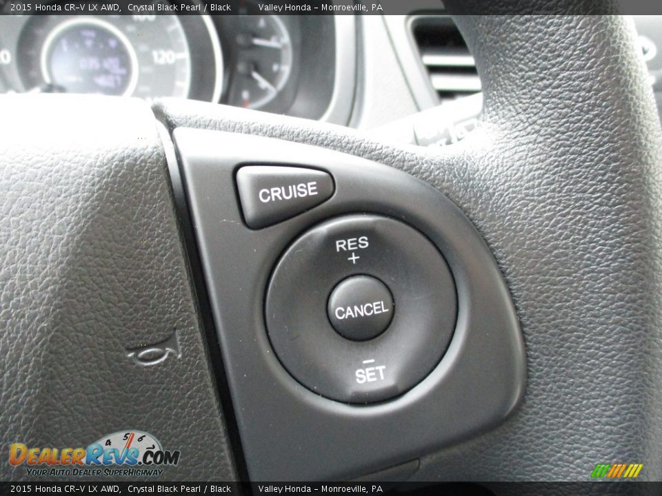 2015 Honda CR-V LX AWD Crystal Black Pearl / Black Photo #17
