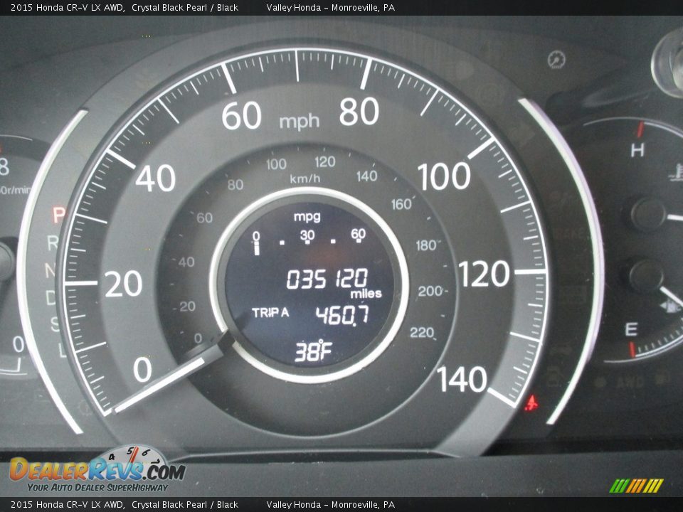 2015 Honda CR-V LX AWD Crystal Black Pearl / Black Photo #20