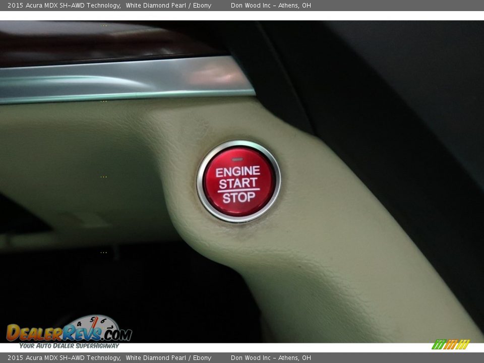 2015 Acura MDX SH-AWD Technology White Diamond Pearl / Ebony Photo #5