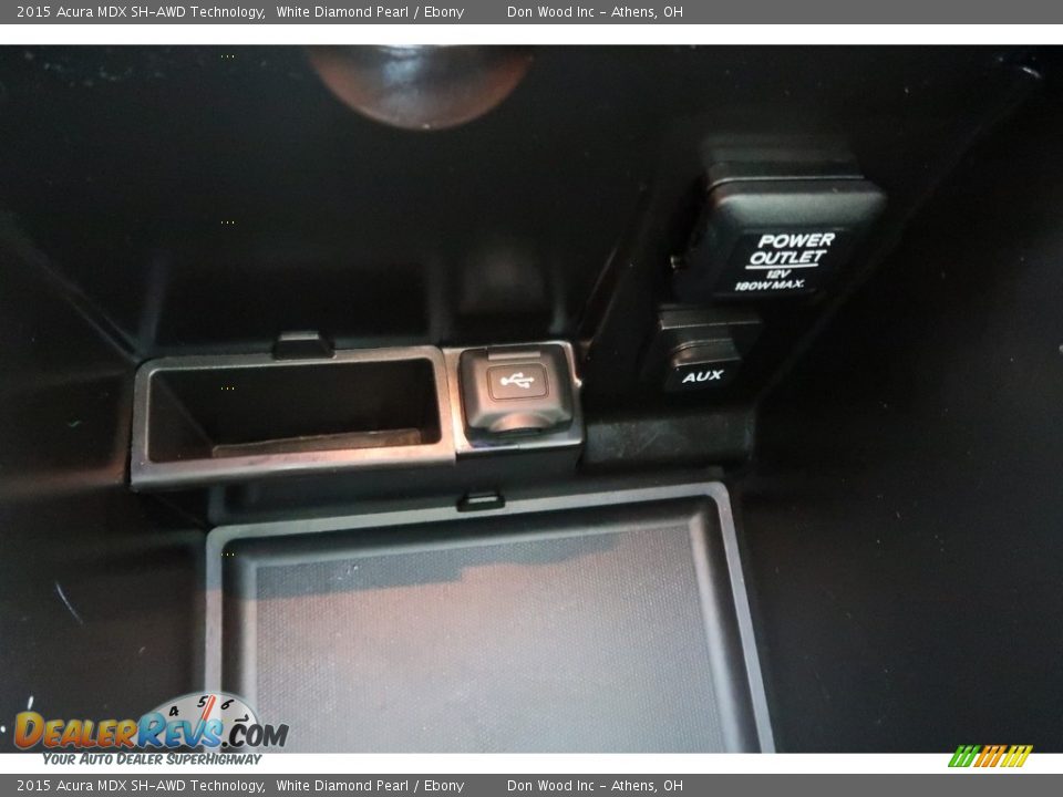 2015 Acura MDX SH-AWD Technology White Diamond Pearl / Ebony Photo #7