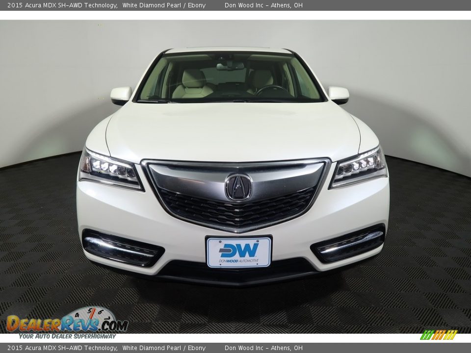2015 Acura MDX SH-AWD Technology White Diamond Pearl / Ebony Photo #12