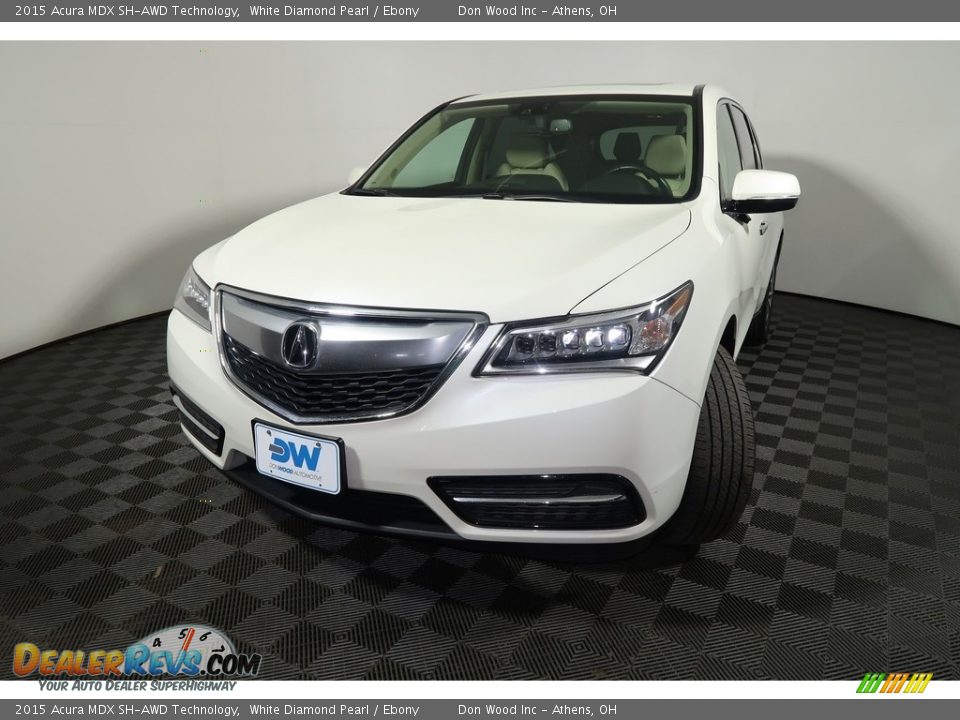 2015 Acura MDX SH-AWD Technology White Diamond Pearl / Ebony Photo #13
