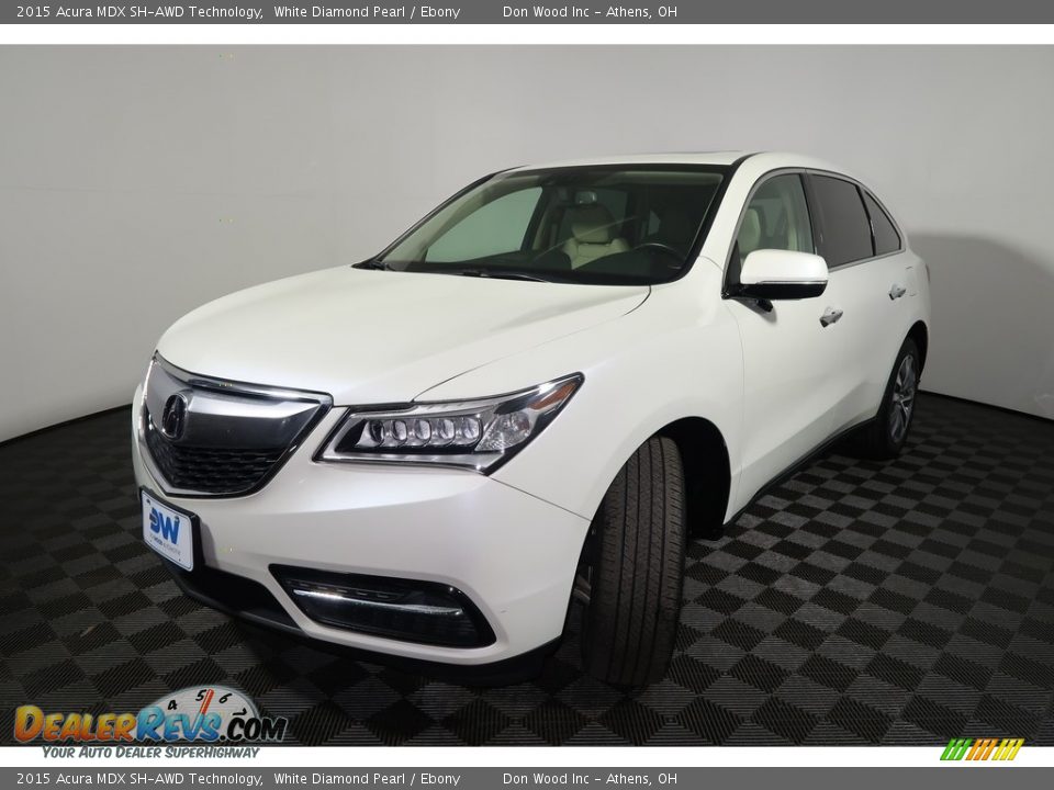 2015 Acura MDX SH-AWD Technology White Diamond Pearl / Ebony Photo #14