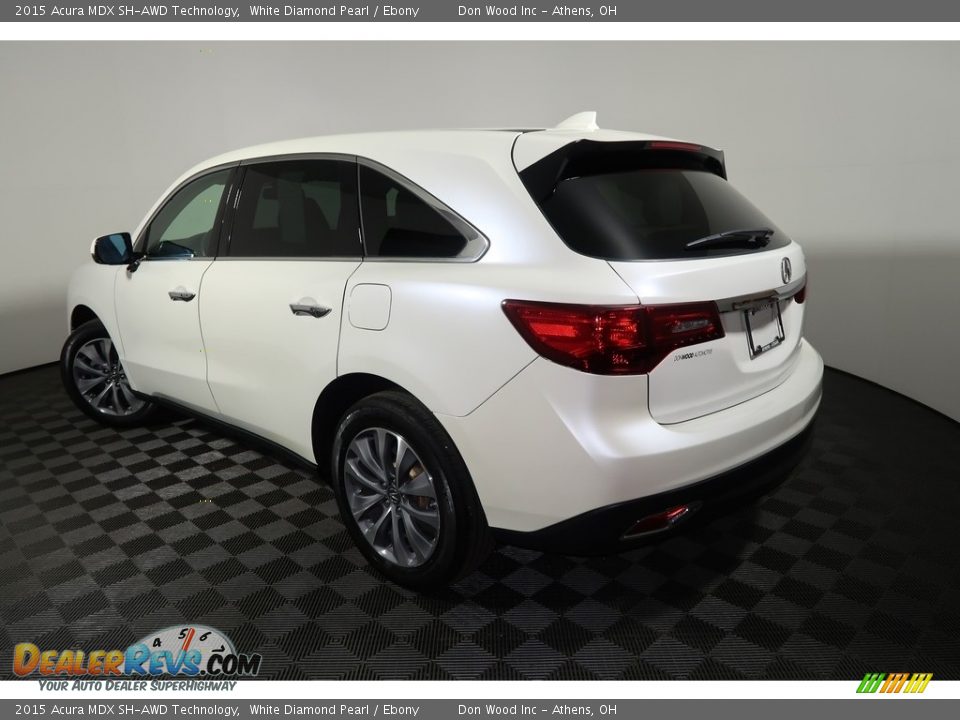 2015 Acura MDX SH-AWD Technology White Diamond Pearl / Ebony Photo #15