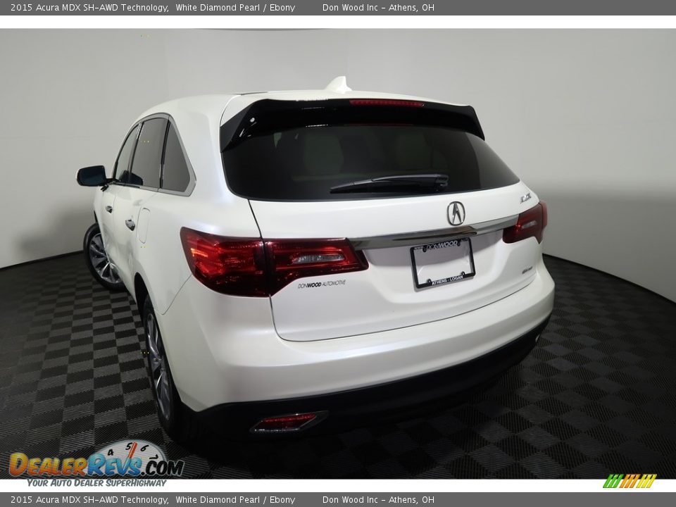 2015 Acura MDX SH-AWD Technology White Diamond Pearl / Ebony Photo #16