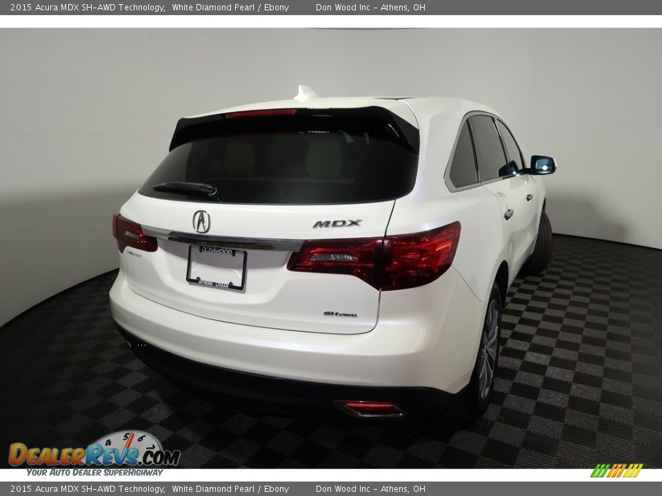 2015 Acura MDX SH-AWD Technology White Diamond Pearl / Ebony Photo #18