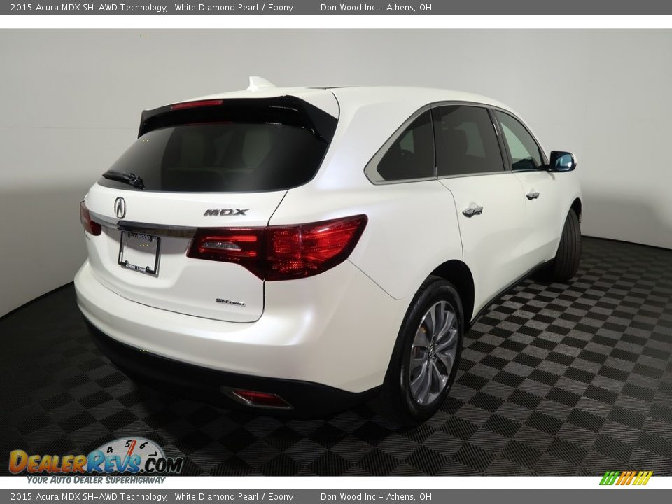 2015 Acura MDX SH-AWD Technology White Diamond Pearl / Ebony Photo #19