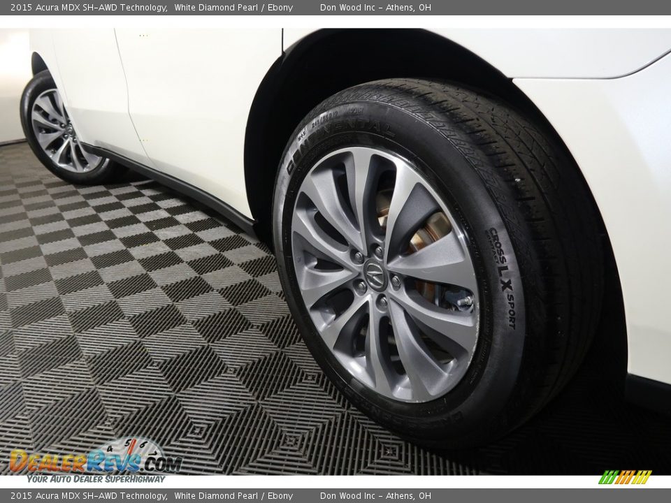 2015 Acura MDX SH-AWD Technology White Diamond Pearl / Ebony Photo #26
