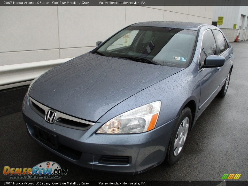 2007 Honda Accord LX Sedan Cool Blue Metallic / Gray Photo #9