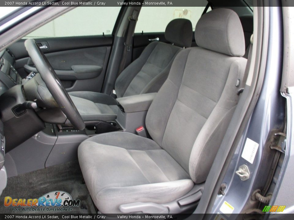 2007 Honda Accord LX Sedan Cool Blue Metallic / Gray Photo #11