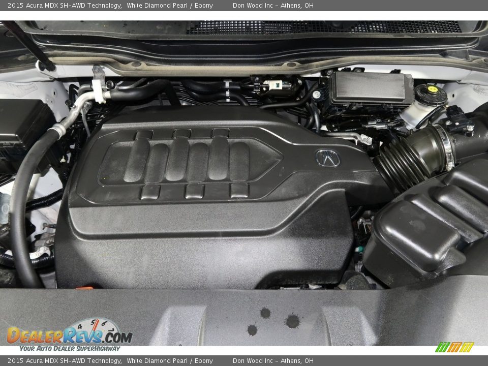 2015 Acura MDX SH-AWD Technology White Diamond Pearl / Ebony Photo #30