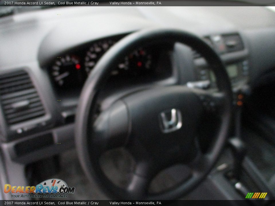 2007 Honda Accord LX Sedan Cool Blue Metallic / Gray Photo #13