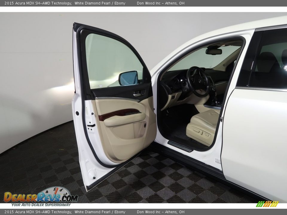 2015 Acura MDX SH-AWD Technology White Diamond Pearl / Ebony Photo #31