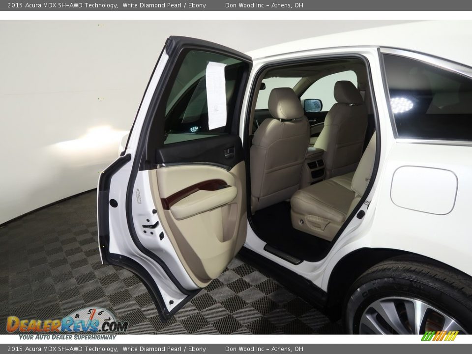 2015 Acura MDX SH-AWD Technology White Diamond Pearl / Ebony Photo #32