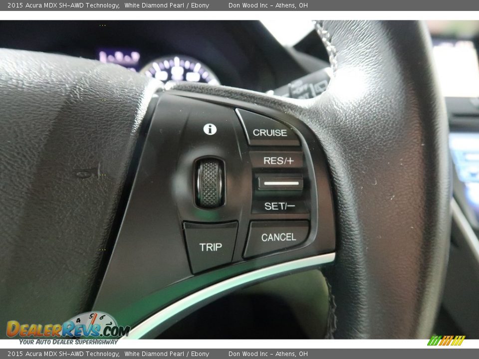 2015 Acura MDX SH-AWD Technology White Diamond Pearl / Ebony Photo #36