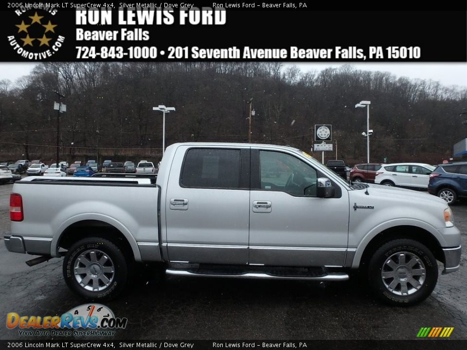 2006 Lincoln Mark LT SuperCrew 4x4 Silver Metallic / Dove Grey Photo #1