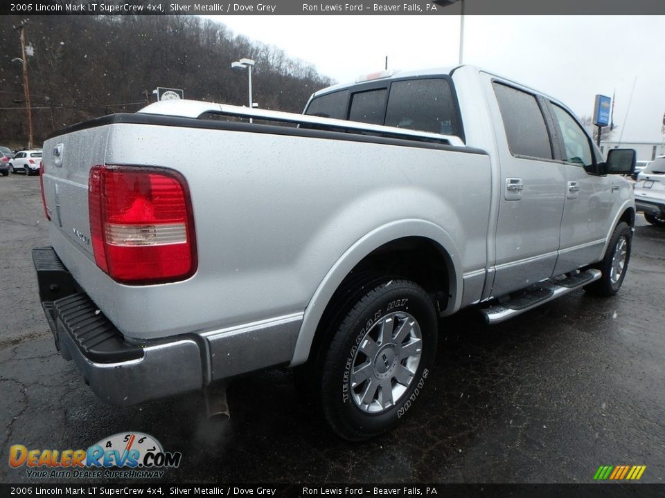 2006 Lincoln Mark LT SuperCrew 4x4 Silver Metallic / Dove Grey Photo #3