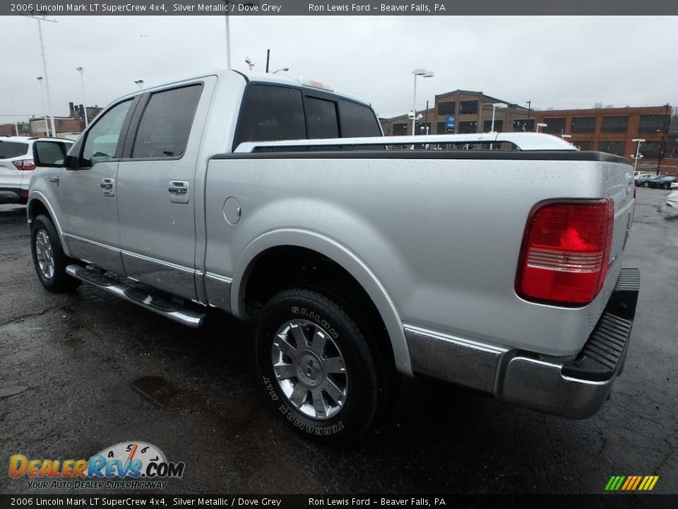 2006 Lincoln Mark LT SuperCrew 4x4 Silver Metallic / Dove Grey Photo #5