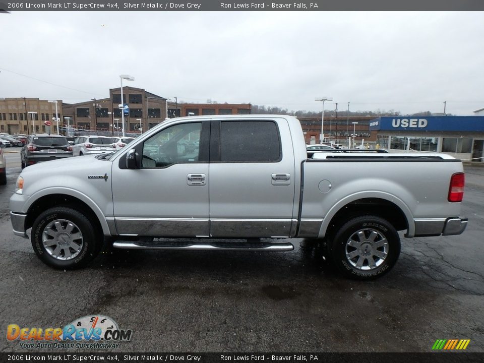 2006 Lincoln Mark LT SuperCrew 4x4 Silver Metallic / Dove Grey Photo #6