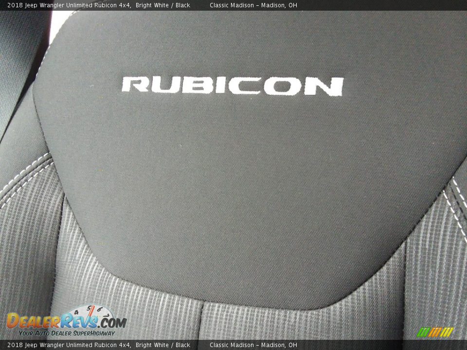 2018 Jeep Wrangler Unlimited Rubicon 4x4 Bright White / Black Photo #9