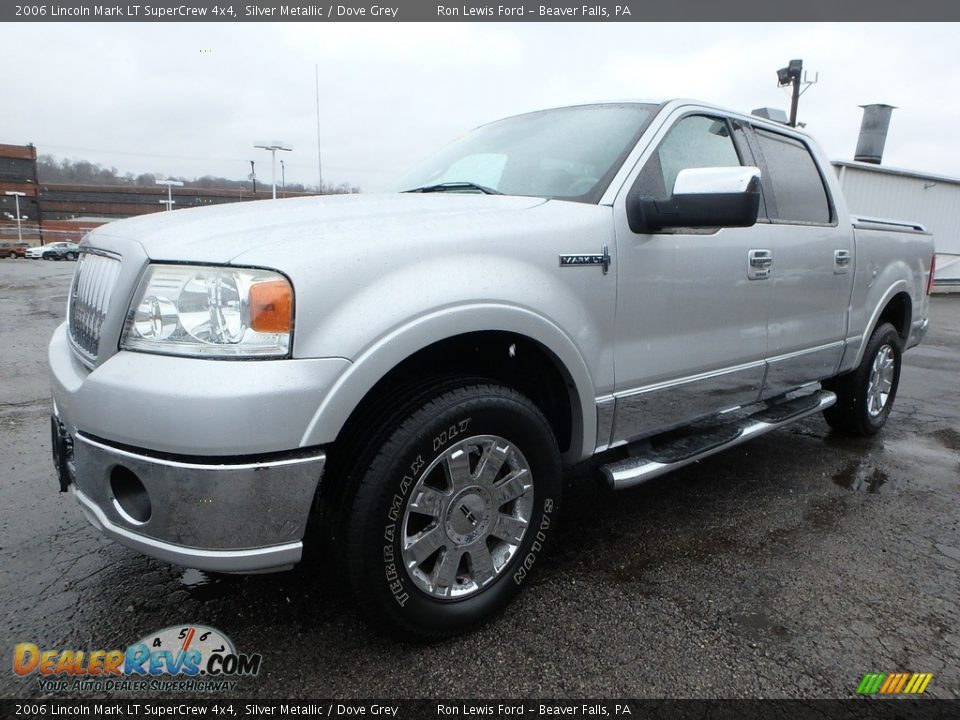 2006 Lincoln Mark LT SuperCrew 4x4 Silver Metallic / Dove Grey Photo #7