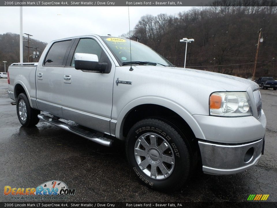 2006 Lincoln Mark LT SuperCrew 4x4 Silver Metallic / Dove Grey Photo #9