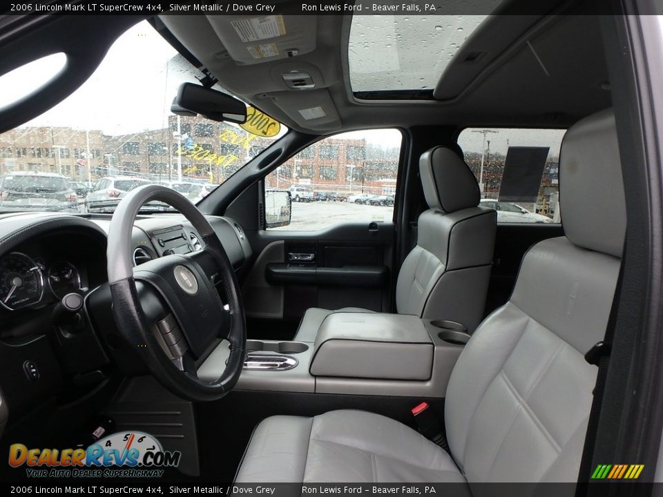 2006 Lincoln Mark LT SuperCrew 4x4 Silver Metallic / Dove Grey Photo #10