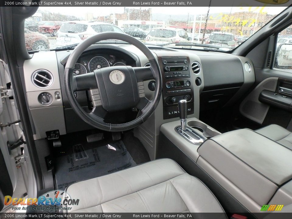 2006 Lincoln Mark LT SuperCrew 4x4 Silver Metallic / Dove Grey Photo #12