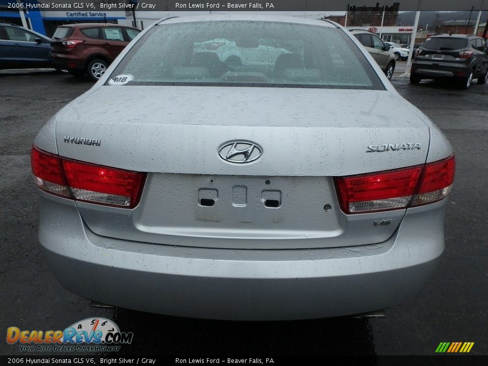 2006 Hyundai Sonata GLS V6 Bright Silver / Gray Photo #4