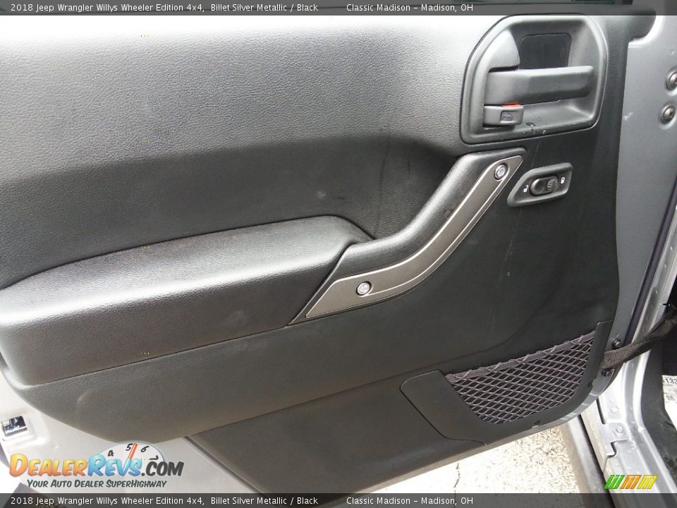 2018 Jeep Wrangler Willys Wheeler Edition 4x4 Billet Silver Metallic / Black Photo #4