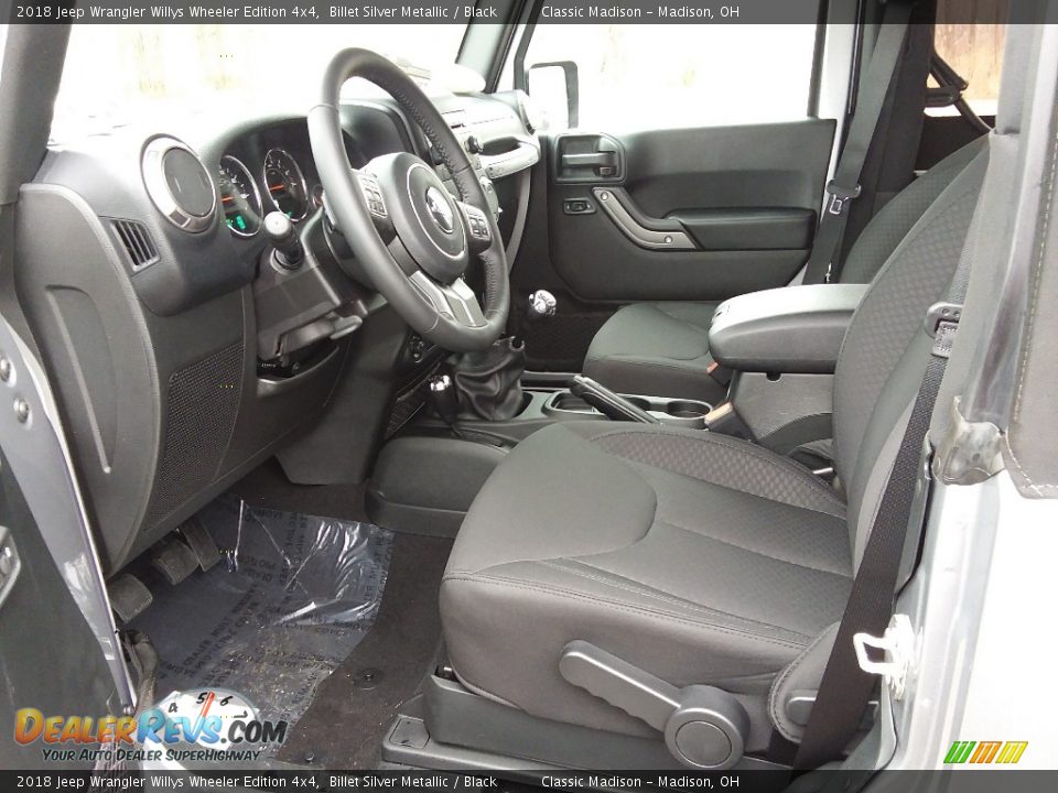 2018 Jeep Wrangler Willys Wheeler Edition 4x4 Billet Silver Metallic / Black Photo #5