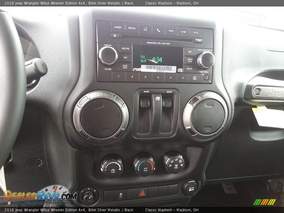 2018 Jeep Wrangler Willys Wheeler Edition 4x4 Billet Silver Metallic / Black Photo #6