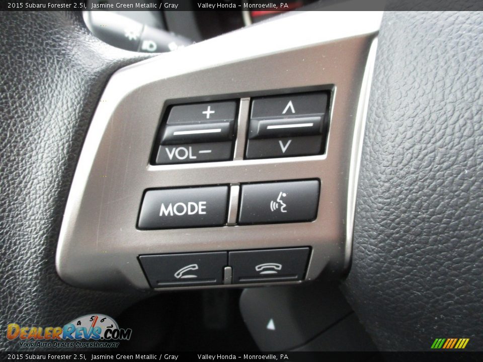 2015 Subaru Forester 2.5i Jasmine Green Metallic / Gray Photo #18