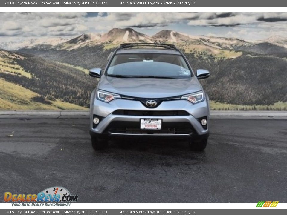 2018 Toyota RAV4 Limited AWD Silver Sky Metallic / Black Photo #2