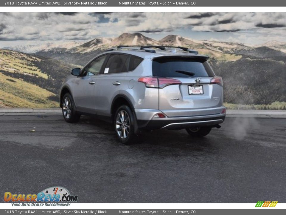 2018 Toyota RAV4 Limited AWD Silver Sky Metallic / Black Photo #3