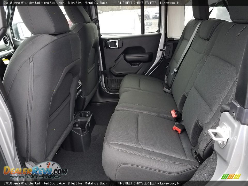 2018 Jeep Wrangler Unlimited Sport 4x4 Billet Silver Metallic / Black Photo #6