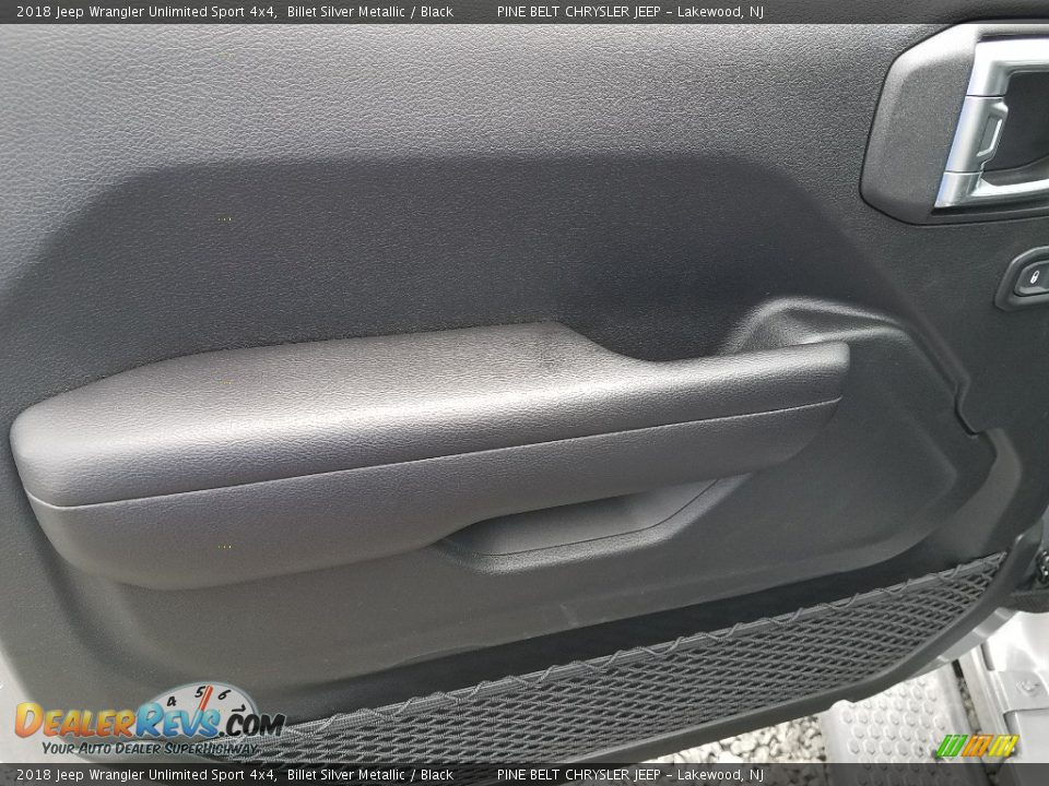 2018 Jeep Wrangler Unlimited Sport 4x4 Billet Silver Metallic / Black Photo #8
