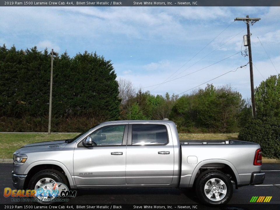 Billett Silver Metallic 2019 Ram 1500 Laramie Crew Cab 4x4 Photo #1