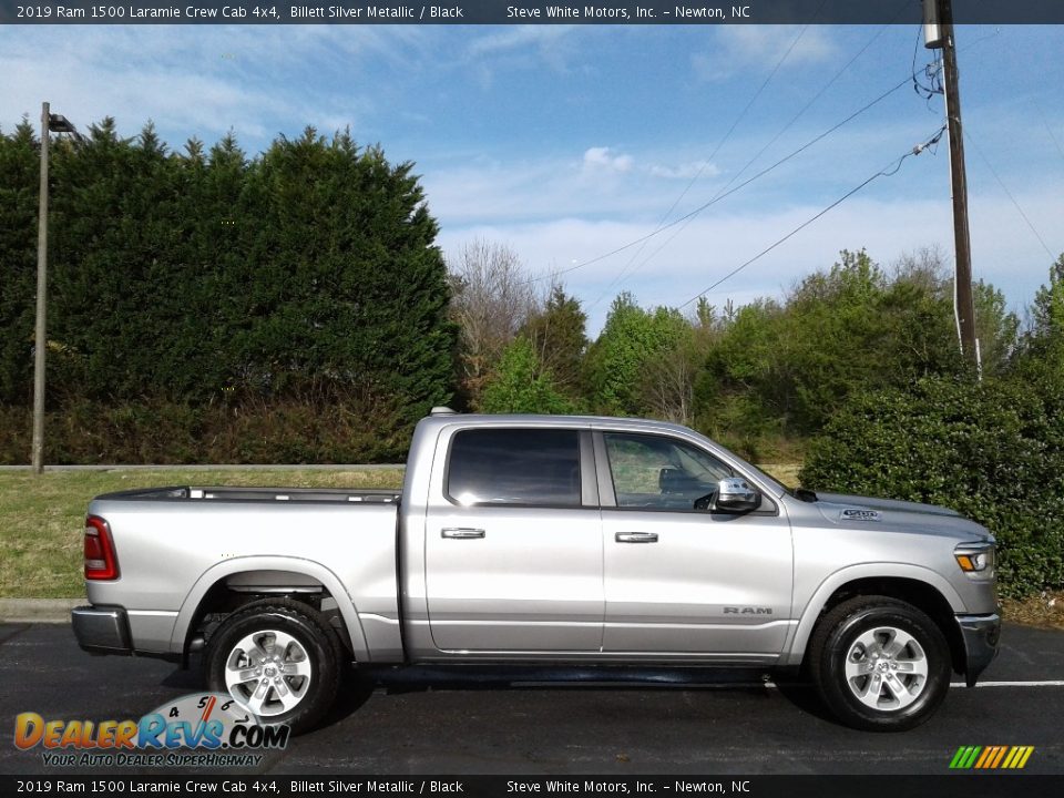 Billett Silver Metallic 2019 Ram 1500 Laramie Crew Cab 4x4 Photo #5