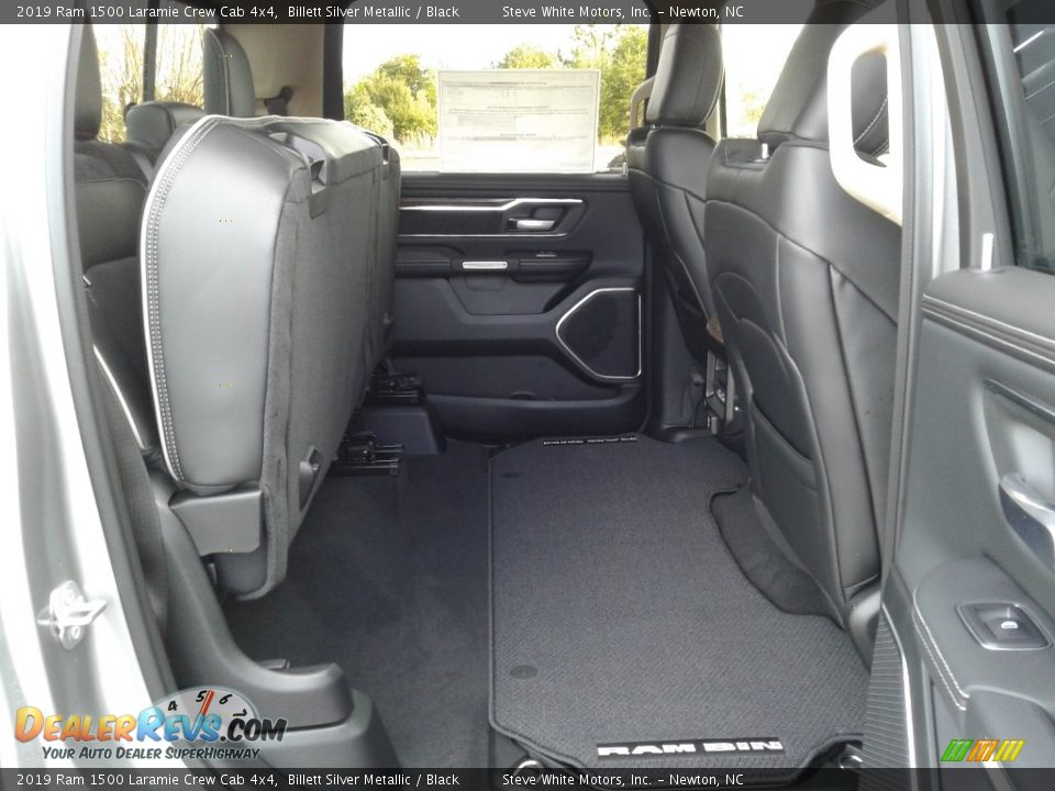 Rear Seat of 2019 Ram 1500 Laramie Crew Cab 4x4 Photo #15
