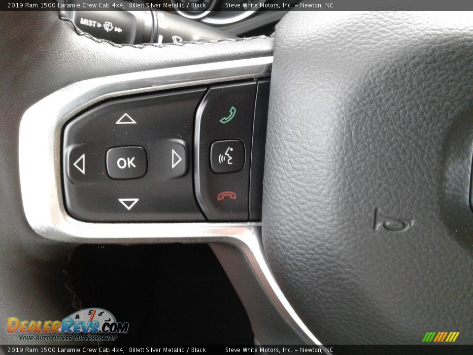 Controls of 2019 Ram 1500 Laramie Crew Cab 4x4 Photo #19